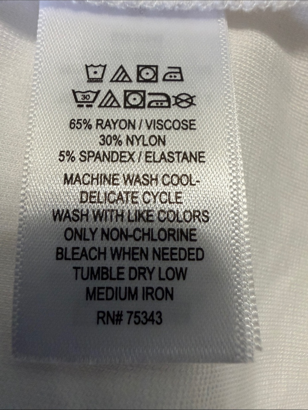 Adrienne Vittadini Ponte White Sleeveless Crewneck Tank Size Small - Picture 5 of 5